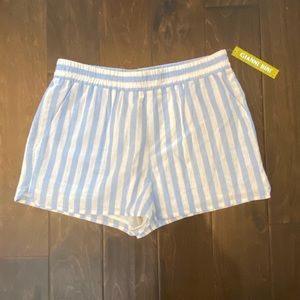 Shorts , L, Ivory/Blue
